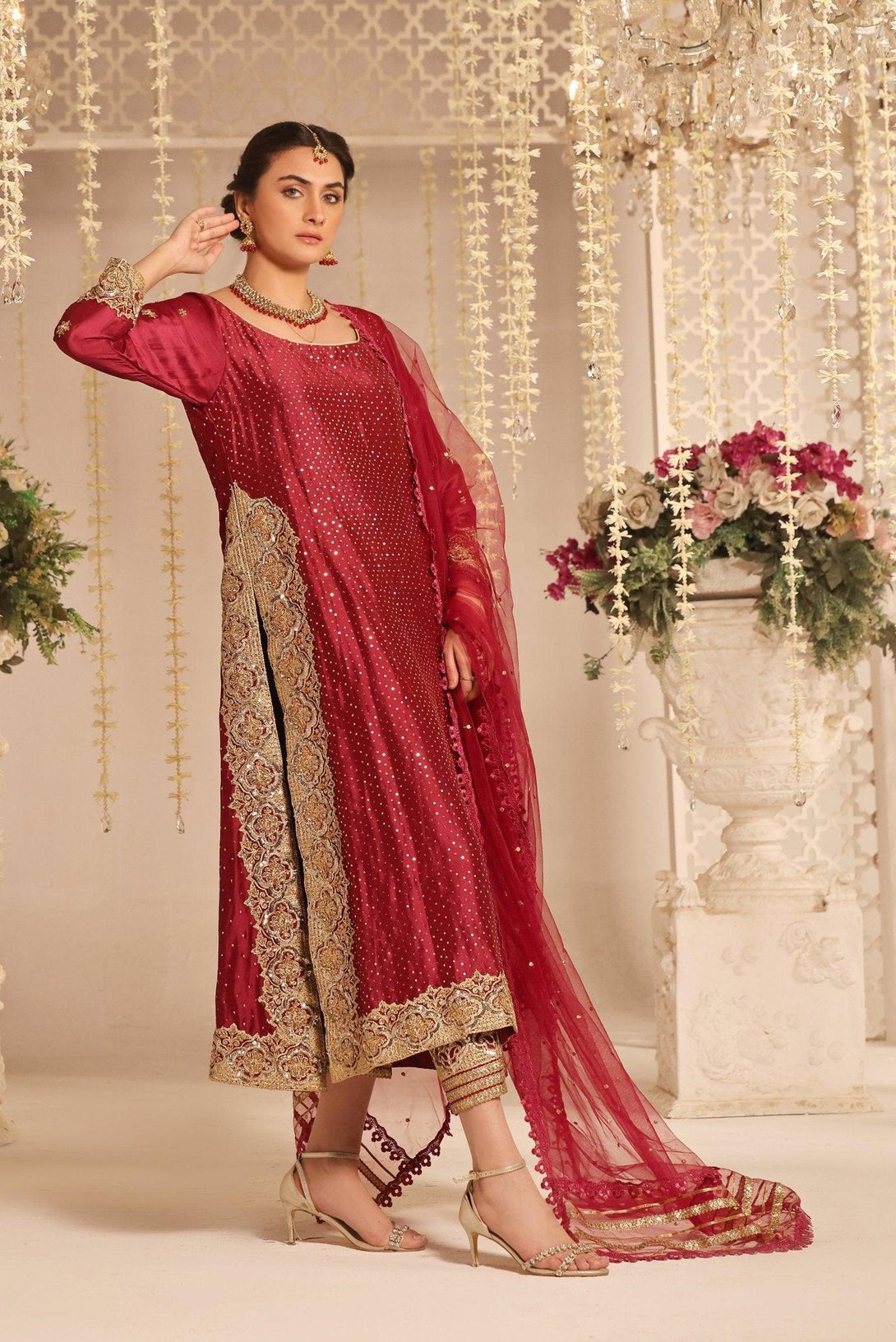 Embroidered ZB 1039 - Zeshan Bariwala